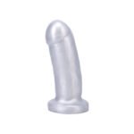Tantus They/Them Super Soft Dildo Silver - Image 2