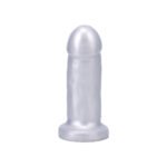 Tantus They/Them Super Soft Dildo Silver - Image 3