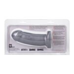 Tantus They/Them Super Soft Dildo Silver - Image 6