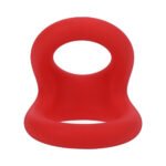Tantus Uplift C-Ring Cock and Ball Sling Crimson - Image 2