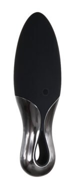 Teardrop Rechargeable Silicone Vibrator – Black - Image 7