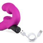 Temptasia - Estella - Strapless Silicone Dildo - Pink - Image 8