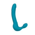 Temptasia - Luna - Strapless Silicone Dildo - Teal - Image 2