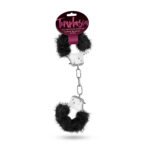 Temptasia - Plush Fur Cuffs - Black - Image 2