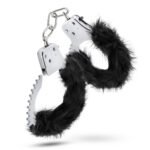 Temptasia - Plush Fur Cuffs - Black - Image 5