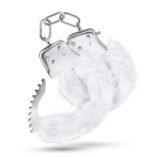 Temptasia - Plush Fur Cuffs - White - Image 3