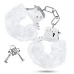 Temptasia - Plush Fur Cuffs - White - Image 4