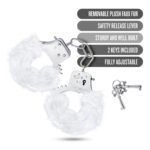 Temptasia - Plush Fur Cuffs - White - Image 7