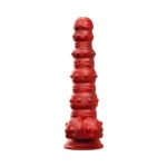 Tentra Rengol Studded Demon Thrusting Dildo Red - Image 3