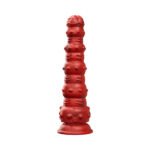 Tentra Rengol Studded Demon Thrusting Dildo Red - Image 6