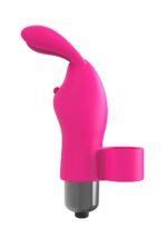 The 9's Flirt Bunny Finger Vibrator - Pink - Image 2