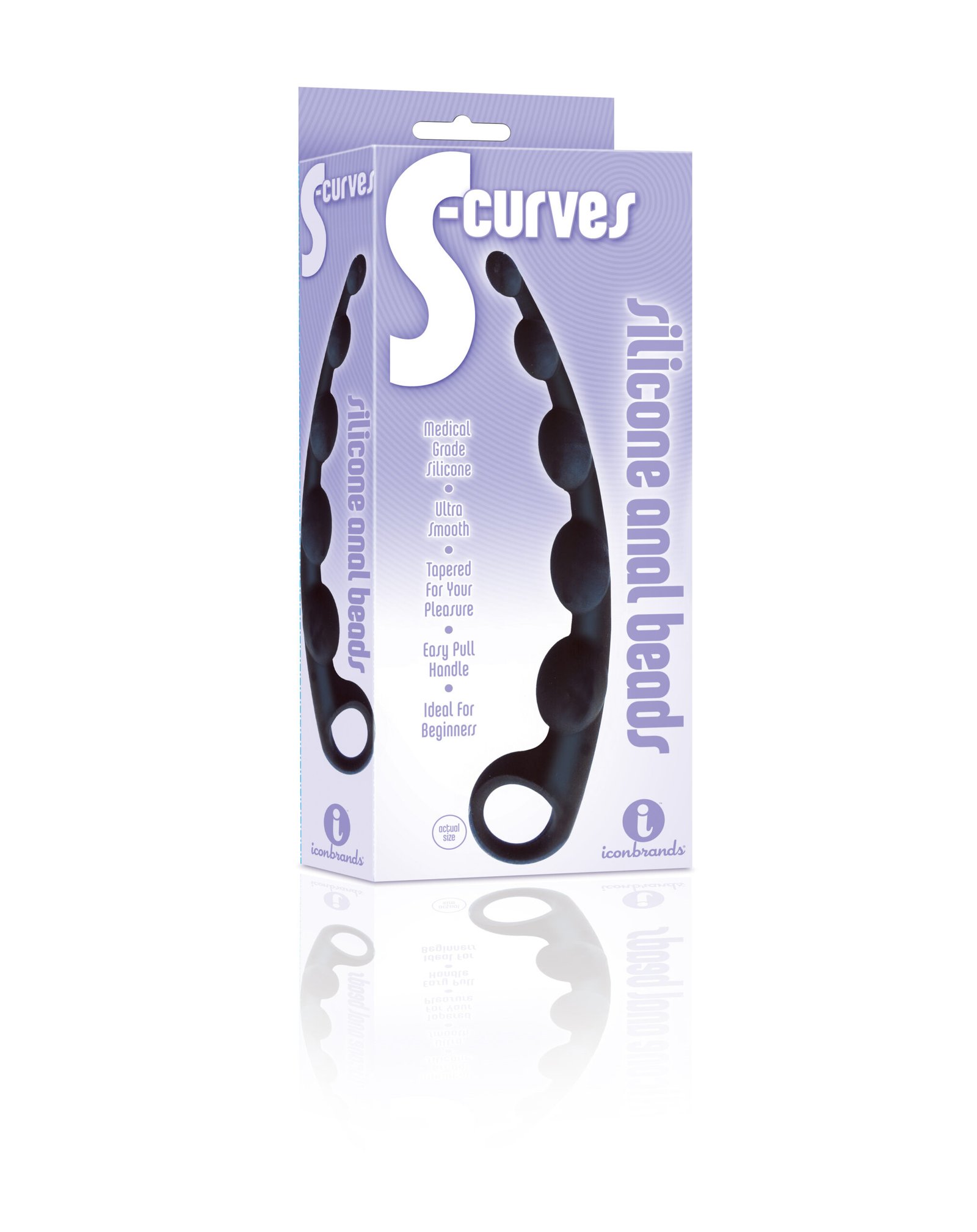 the-9s-s-curves-curved-silicone-anal-beads The 9's S-Curves Curved Silicone Anal Beads - Image 1