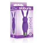 The 9's Silibuns Silicone Bunny Bullet - Purple