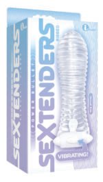 The 9's Vibrating Sextenders - Ribbed - Image 2