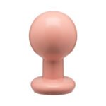 The Classic Round Butt Plug Cream Large – Vanilla - Image 2