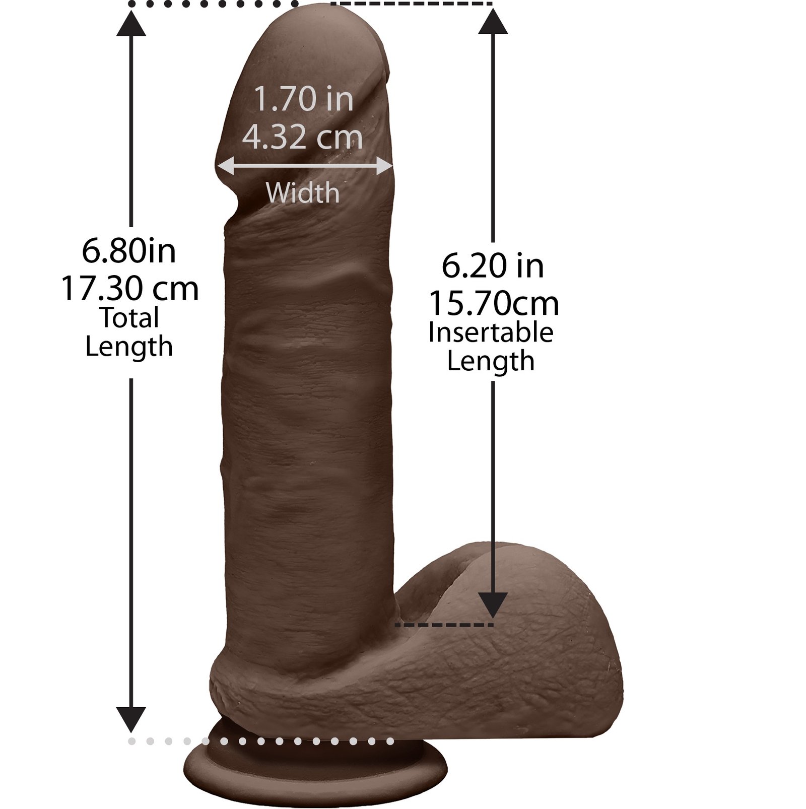 the-d-perfect-d-7-inches-chocolate The D - Perfect D 7 Inches - Chocolate - Image 1