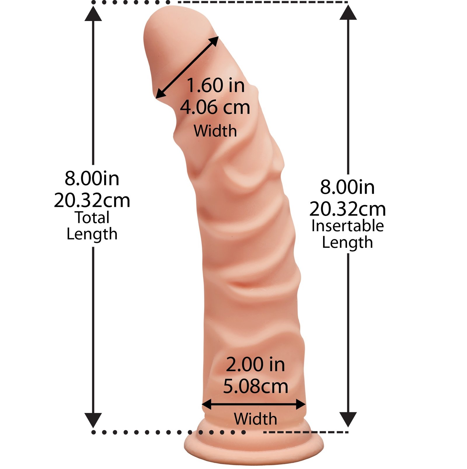 the-d-ragin-d-8-inch-vanilla The D - Ragin' D 8 Inch - Vanilla - Image 1