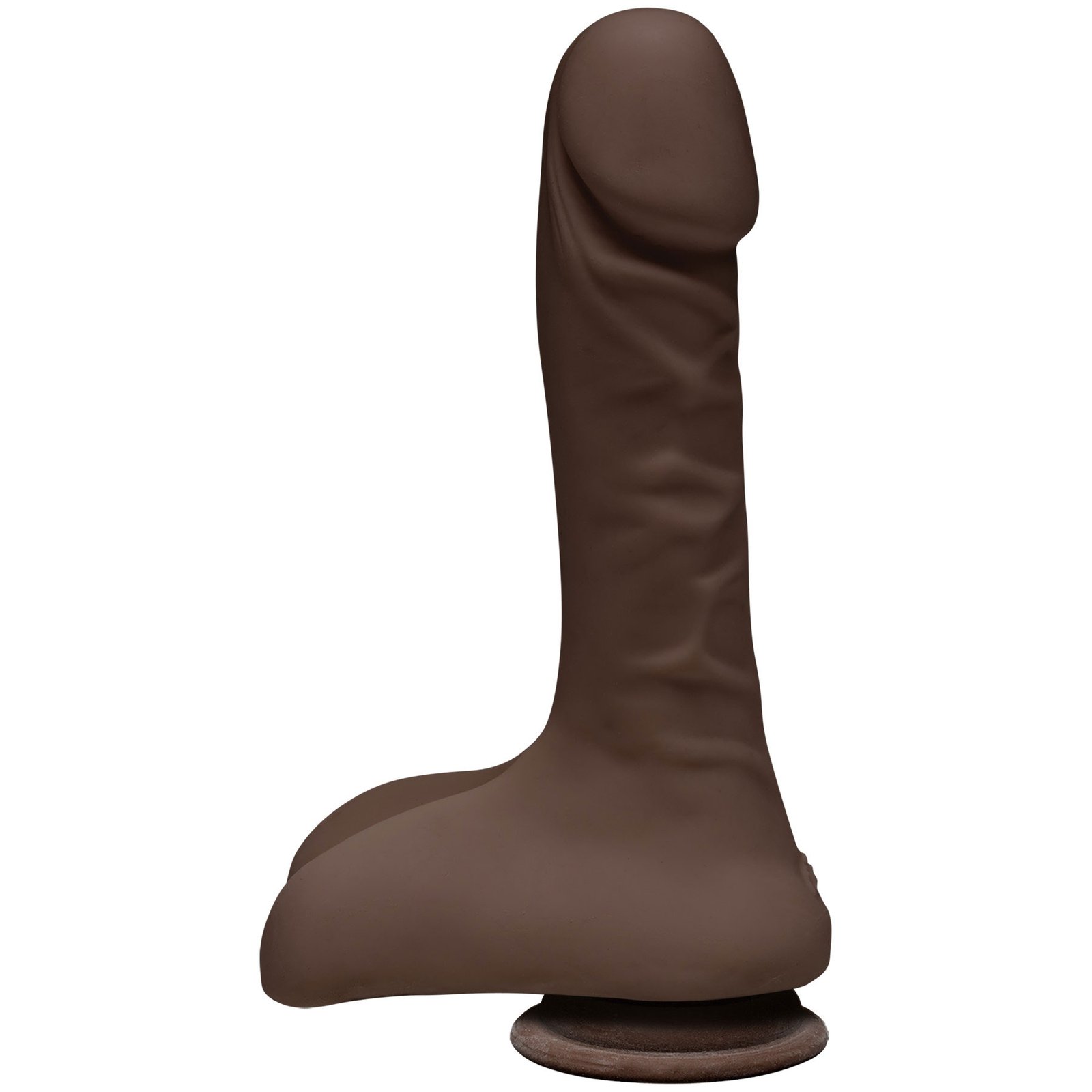 the-d-super-d-9-inch-with-balls-chocolate The D - Super D 9 Inch With Balls - Chocolate - Image 1
