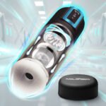 The Milker Rechargeable Thrusting and Rotating Masturbator – Black - Image 5