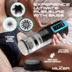 The Milker Rechargeable Thrusting and Rotating Masturbator – Black - Image 6