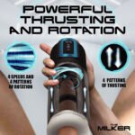The Milker Rechargeable Thrusting and Rotating Masturbator – Black - Image 8