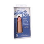 The Realistic Cock 5 in. ULTRASKYN Vac-U-Lock Dildo Vanilla