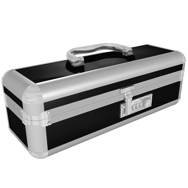 the-toy-chest-lockable-vibrator-case-medium-black The Toy Chest Lockable Vibrator Case Medium Black - Image 1