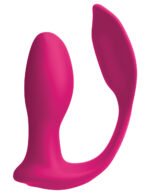 Threesome Double Ecstacy Silicone Vibrator - Pink - Image 3