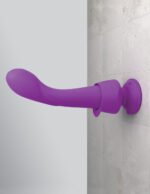 Threesome Wall Banger G Silicone Vibrator - Purple - Image 2