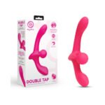 Together Double Tap Dual-Ended Vibrating Strapless Strap-on