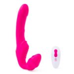 Together Strapless Remote Control Vibrator – Hot Pink - Image 3