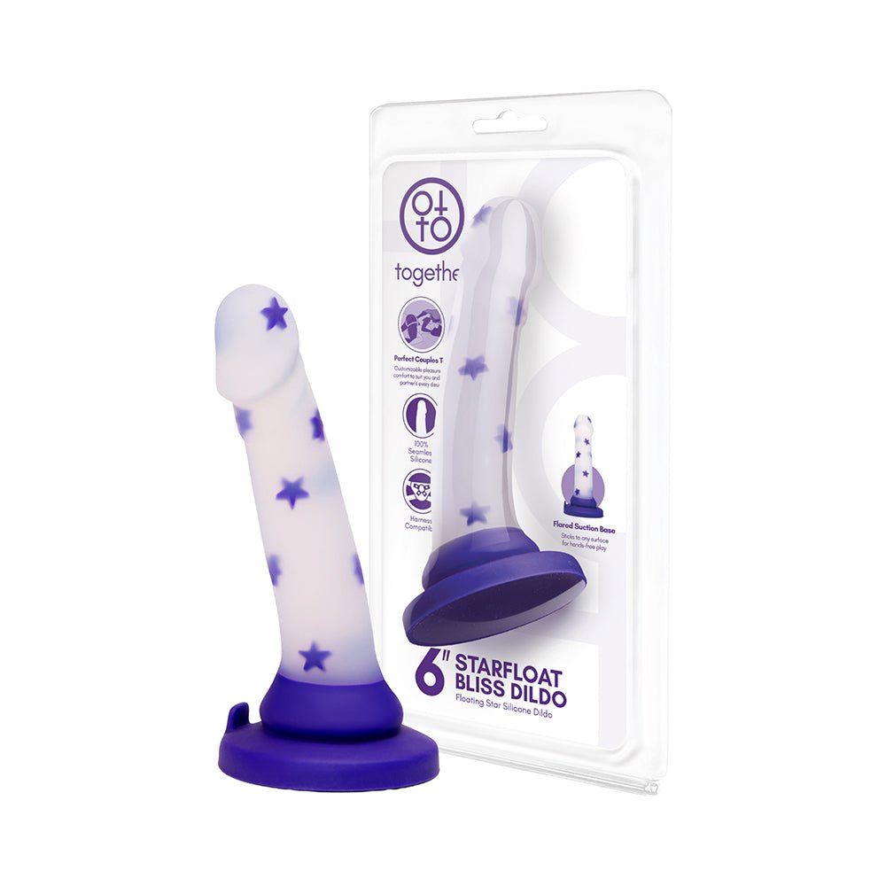together-toy-6-in-starfloat-bliss-dildo Together Toy 6 in. Starfloat Bliss Dildo - Image 1