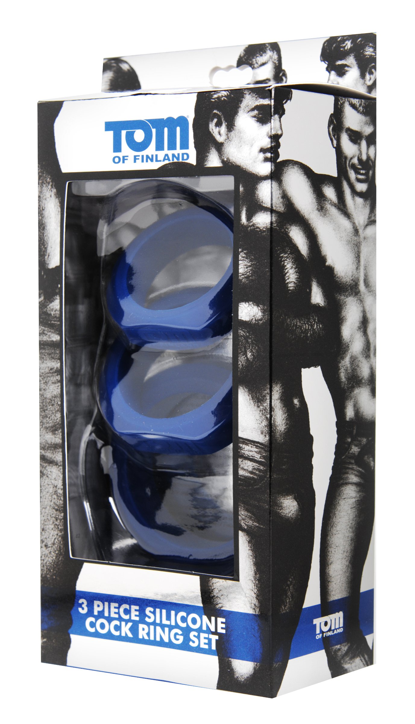 tom-of-finland-3-pieces-silicone-cock-ring-set Tom of Finland 3 Pieces Silicone Cock Ring Set - Image 1