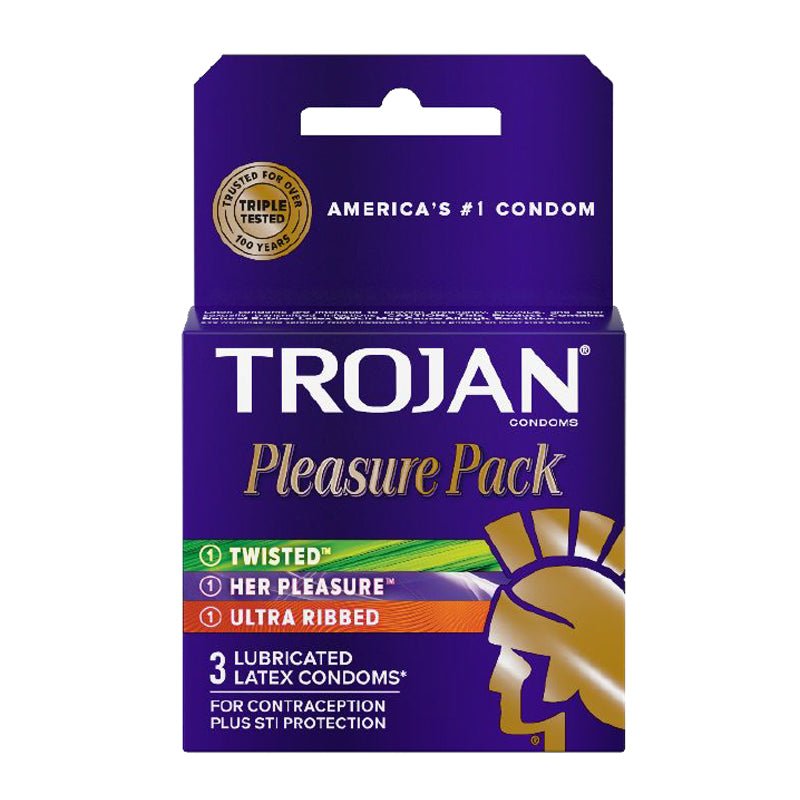trojan-pleasure-pack-3-pack Trojan Pleasure Pack 3-Pack - Image 1