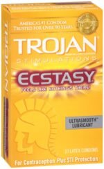 Trojan Stimulations Ultra Ribbed Ecstasy Ultrasmooth - 10 Pack - Image 2