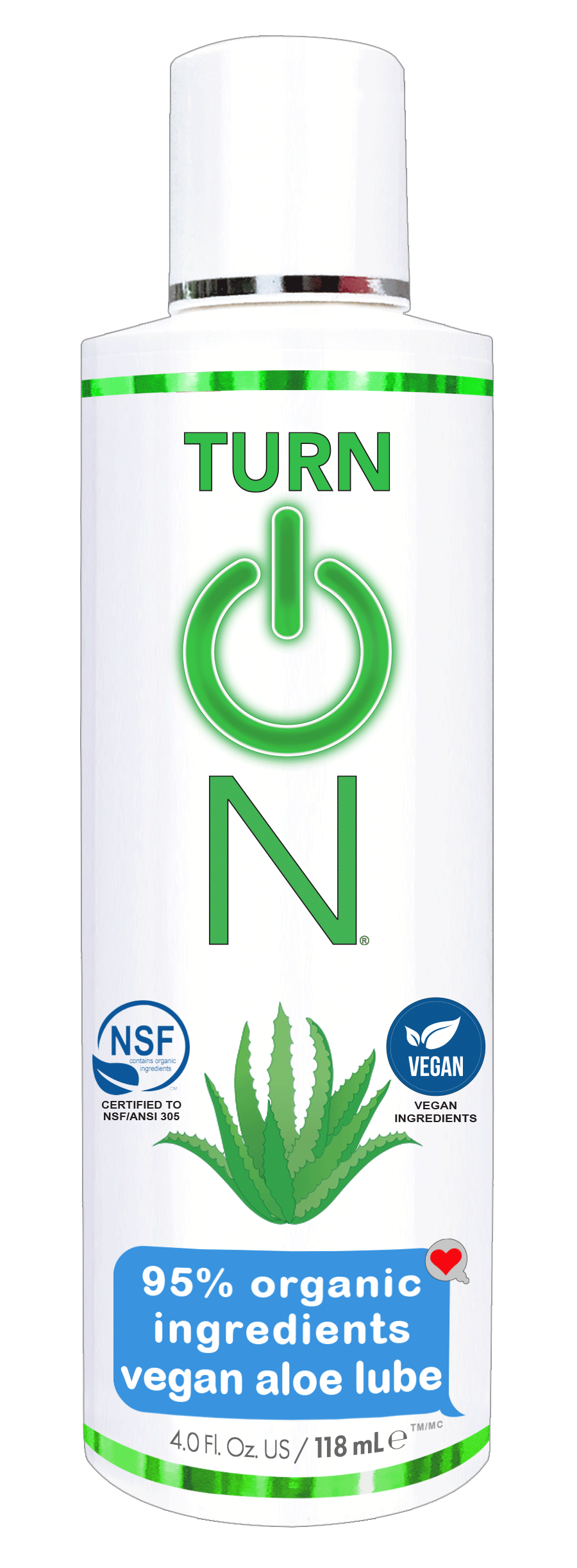 turn-on-95-organic-ingredients-vegan-aloe-lube-4-fl-oz Turn on 95% Organic Ingredients Vegan Aloe Lube - 4 Fl. Oz. - Image 1
