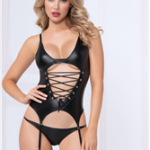 Two Piece Cami Set - One Size - Black