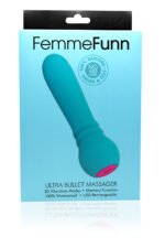 Ultra Bullet Rechargeable Vibrating Stimulator – Turquoise
