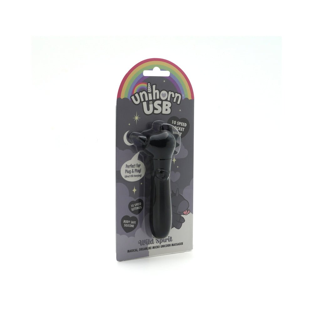 unihorn-usb-bullet-wild-spirit-black Unihorn USB Bullet Wild Spirit Black - Image 1