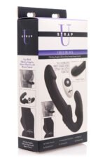 Urge Silicone Strapless Strap on With Remote - Black - Image 4