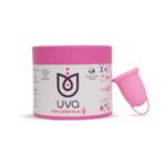 Uva Cup Size 0 Medical-Grade Silicone Menstrual Cup – Light Pink - Image 2
