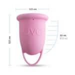 Uva Cup Size 0 Medical-Grade Silicone Menstrual Cup – Light Pink - Image 7