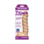 Vac-U-Lock - 7 Inch Cock - Raging Hard-Ons White - Image 3