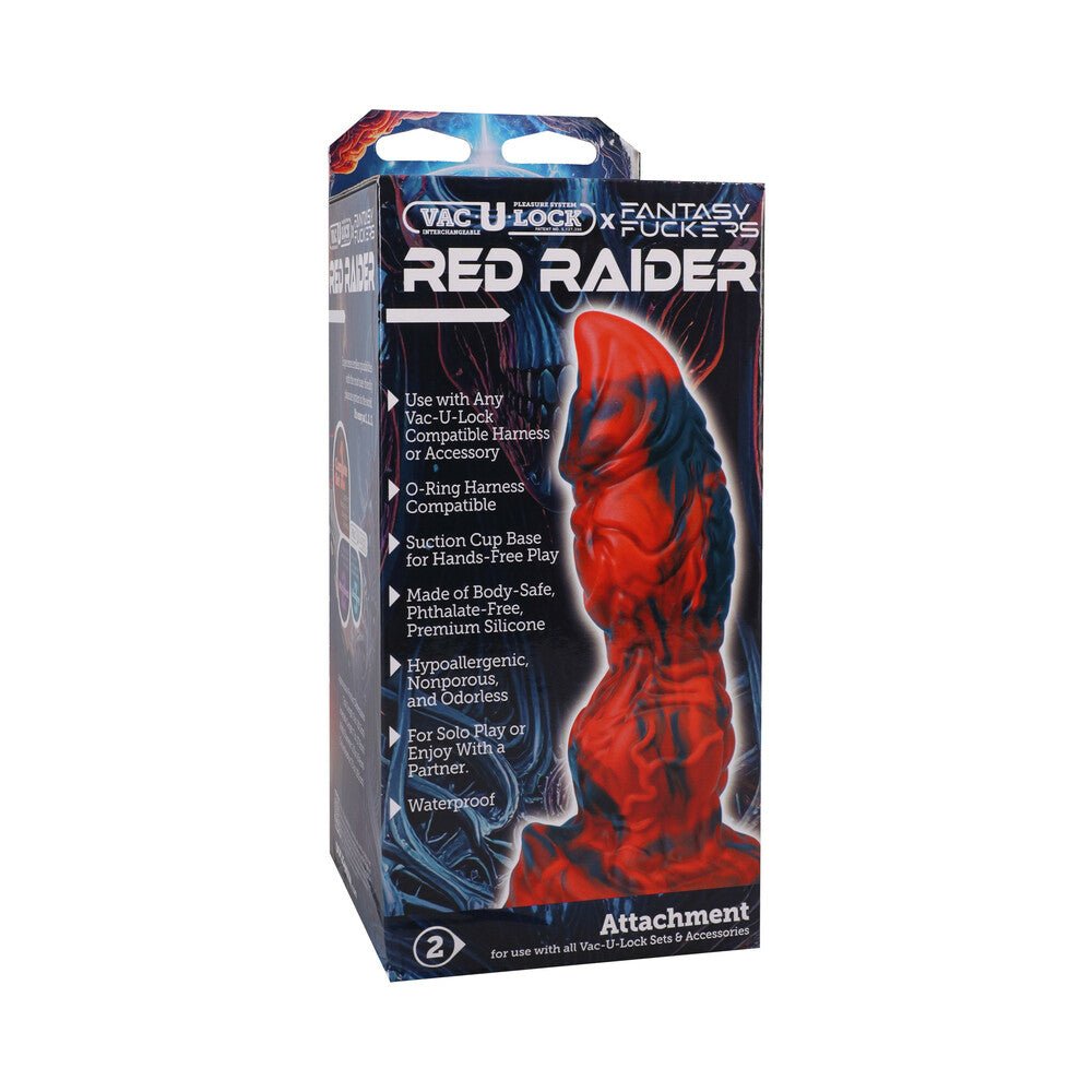 vac-u-lock-x-fantasy-fuckers-red-raider-redblack Vac-U-Lock x Fantasy Fuckers Red Raider Red/Black - Image 1