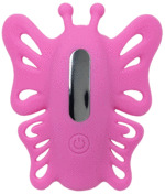 Venus Butterfly Silicone Remote Pulsating Venus G - Pink - Image 9