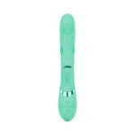 VIVE Fiore Rechargeable G-Spot Air Wave and Tapping Flared Clit Stimulator Green - Image 3