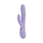 VIVE Fronda Rechargeable G-Spot and Tapping Leaf Clit Stimulator Lavender - Image 2