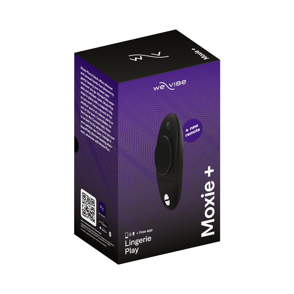 we-vibe-moxie-wearable-clitoral-vibrator-satin-black We-Vibe Moxie+ Wearable Clitoral Vibrator Satin Black - Image 1