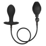 CalExotics Large Weighted Silicone Inflatable Anal Plug – Black - Image 2