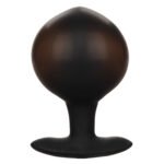 CalExotics Large Weighted Silicone Inflatable Anal Plug – Black - Image 11